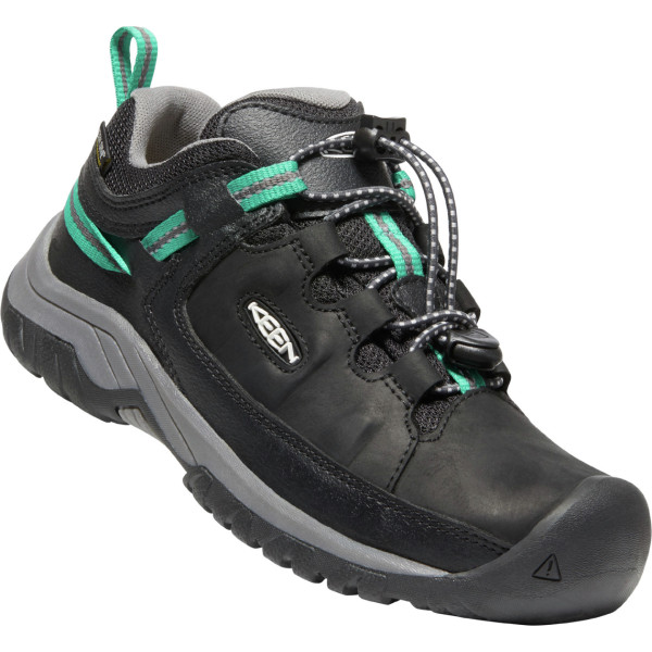 Buty dziecięce Keen Targhee Low Wp Youth czarny/niebieski black/star white