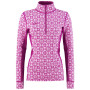 Damska koszulka Kari Traa Rose Half Zip różowy/biały Fucha