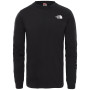 Koszulka męska The North Face Simple Dome Tee Long Sleeve czarny TnfBlack