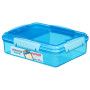 Pudełko na jedzenie Sistema Snack Attack Duo 975ml ciemnoniebieski Blue