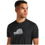 Męska koszulka Icebreaker M Mer 150 Tech Lite SS Tee Cosy Camper