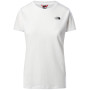Koszulka damska The North Face S/S Simple Dome Tee biały TnfWhite