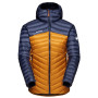 Kurtka damska Mammut Broad Peak IN Hooded Jacket W brązowy/niebieski cheetah/marine