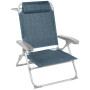 Fotel Brunner Endless Beach niebieski/szary