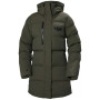 Kurtka zimowa damska Helly Hansen W Adore Puffy Parka ciemnozielony UtilityGreen