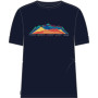 Męska koszulka Icebreaker Tech Lite II SS Tee TBC ciemnoniebieski Midnight Navy