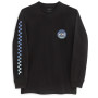 Koszulka męska Vans Original Checkerboard C LS czarny Black