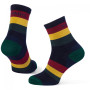 Skarpetki Warg Happy Merino W Stripes niebieski/czerwony Navy/Wine