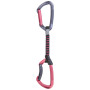 Zestaw ekspresów Climbing Technology 6X Lime Set Dy 12Cm różowy anthracite/fuchsia