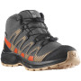 Buty dziecięce Salomon Xa Pro V8 Mid Climasalomon™ Waterproof szary/pomarańczowy Magnet / Acorn / Cherry Tomato