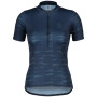Damska koszulka kolarska Scott Endurance 20 SS ciemnoniebieski dark blue/metal blue