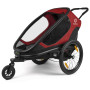 Przyczepka rowerowa Hamax Outback one czerwony/czarny