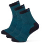 Skarpetki Warg Happy Merino M Mini Mix 3 pack czarny/niebieski Black/Blue