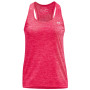 Damski podkoszulek Under Armour Tech Tank - Twist różowy Penta Pink / Knock Out / Metallic Silver