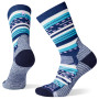 Damskie skarpety Smartwool Hike Light Cushion Margarita Crew niebieski/jasnoniebieski alpine blue