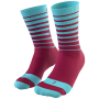 Skarpety kolarskie Dynafit Live To Ride Socks turkusowy/bordowy