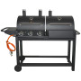 Grill Cattara Duet 2 in1 plyn/dřevěné uhlí
