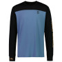 Męska koszulka Mons Royale Yotei LS niebieski/czarny Black / Blue Slate