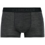 Męskie bokserki Icebreaker M Anatomica Cool-Lite Trunks czarny/szary BlackHthr