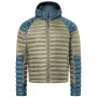 Męska kurtka puchowa Marmot Hype Down Hoody brązowy/niebieski Moon River/Vetiver