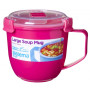 Kubek Sistema Large Soup Mug Color różowy
