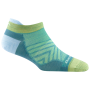 Skarpety damskie Darn Tough Run No Show Tab Ultra-Lightweight zielony aqua
