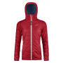 Kurtka damska Ortovox Swisswool Piz Bernina Jacket W bordowy HotCoral