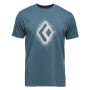 Koszulka męska Black Diamond M Chalked Up 2.0 Ss Tee niebieski