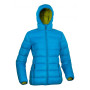 Damska kurtka puchowa Warmpeace Tacoma Lady niebieski/zielony Ocean/Mustard