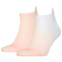 Damskie skarpety Puma Gradient Sneaker 2P pomarańczowy peach