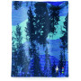 Chusta Smartwool Merino 250 Reversible Pattern czarny/niebieski DeepNavyForestScape