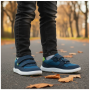 Dziecięce całoroczne buty barefoot Bugga Safi Blue