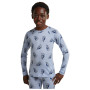 Dziecięca koszulka Icebreaker Kids M 200 Oasis LS Crewe Bear Tour AOP