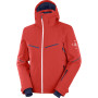 Kurtka męska Salomon Brilliant Jacket M czerwony GojiBerry/White/NightSky