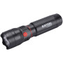 Latarka Extol 100lm, CREE + 150lm, COB czarny Black