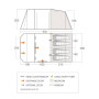 Namiot rodzinny Vango Lismore 450 Package