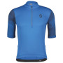 Męska koszulka kolarska Scott M's Gravel 10 SS niebieski storm blue/midnight blue