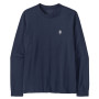 Koszulka męska Patagonia M's L/S MW Hut Tripper Skyline T-Shirt niebieski New Navy