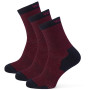 Skarpetki Warg Happy Merino M Mini Mix 3 pack niebieski/czerwony Navy/Wine