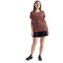Koszulka damska Icebreaker Women Wave SS Tee Stripe 2023