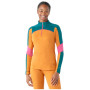 Damska koszulka Smartwool W Classic Thrml Mrn Bl Colorbl 1/4 Zip B