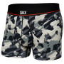 Męskie bokserki Saxx Non-Stop Stretch Cotton Trunk szary/czarny pop grunge camo-graphite