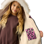 Płaszcz nieprzemakalny dziecięcy Regatta Junior Waterproof Changing Robe Pro Pink