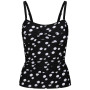 Damski strój kąpielowy Regatta Aceana Tankini II czarny/biały Blk/WhPlkaPr