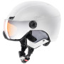 Kask narciarski Uvex HLMT 400 Visor style biały WhiteMat