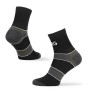 Skarpety męskie Warg Trail MID Wool czarny/zielony BlackSedoZelenaBila