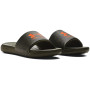 Męskie kapcie Under Armour M Ansa Graphic zielony Marine OD Green / Marine OD Green / Orange Blast