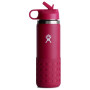 Butelka dla dziecka Hydro Flask Kids Wide Mouth 20 oz Straw Lid/Boot czerwony SNAPPER