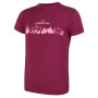 T-shirt dziecięcy Sensor Coolmax Fresh Pt Camp fioletowy Lilla