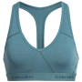 Biustonosz Icebreaker W's Sprite Racerback Bra niebieski/zielony BlueSpruce